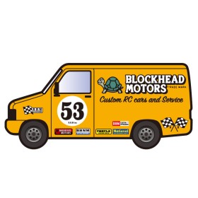 Blockhead Motors Aufkleber/Decals Delivery Car