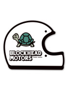 Blockhead Motors Aufkleber/Decals Helmet (On-Road) Weiß