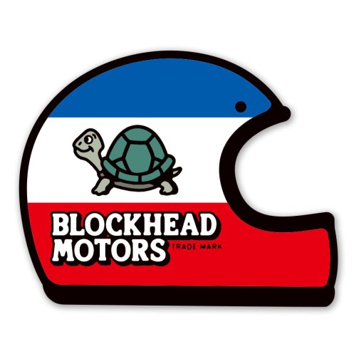 Blockhead Motors Aufkleber/Decals Helmet (On-Road) Tricolor