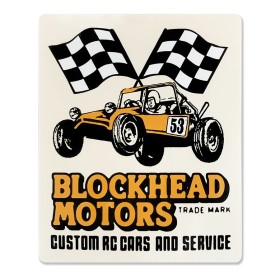 Blockhead Motors Aufkleber/Decals Racing Buggy Portrait