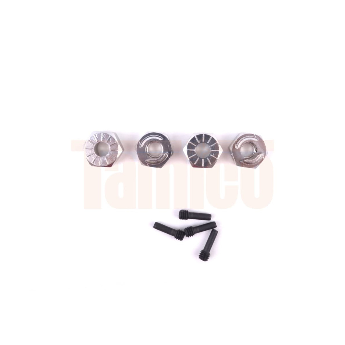 Axial AXI232046 Aluminum Hex Hub, 12mm, Hard Anodized RBX10