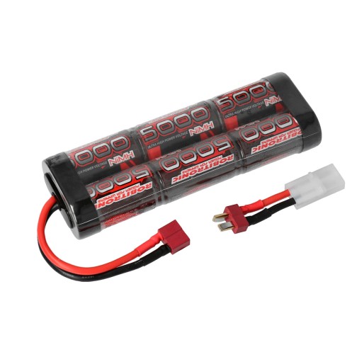 Robitronic NiMH Battery 5000mAh 7,2V Stickpack T-Connector & Tamiya