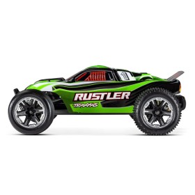 TRAXXAS Rustler green RTR with battery +LED light