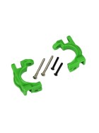 Traxxas 9032G Caster blocks (c-hubs), extreme heavy duty, green (left & right)/ 3x32mm hinge pins (2)/ 3x20mm BCS (2) (for use with #9080 upgrade kit)