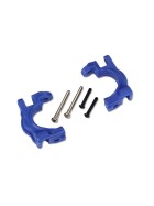 Traxxas 9032X Caster blocks (c-hubs), extreme heavy duty, blue (left & right)/ 3x32mm hinge pins (2)/ 3x20mm BCS (2) (for use with #9080 upgrade kit)