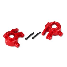 Traxxas 9037R Steering blocks, extreme heavy duty, red...