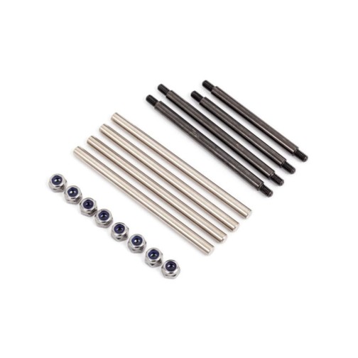 Traxxas 9042X Suspension pin set, extreme heavy duty, complete (front and rear) (hardened steel) (3x52mm (4), 3x32mm (2), 3x40mm (2))/ M2.5x0.45mm NL (8) (for use with #9080 upgrade kit)