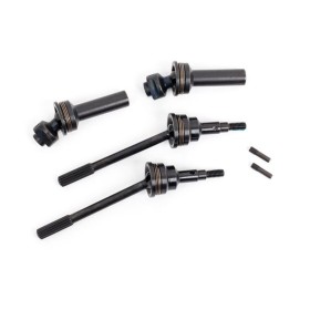Traxxas 9051R Driveshafts, front, extreme heavy duty,...