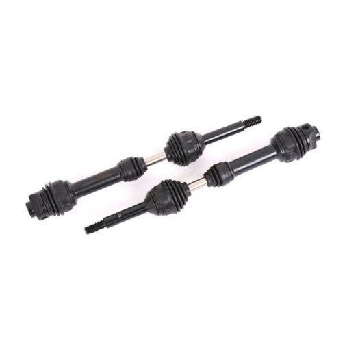 Traxxas 9450R Driveshafts, rear, steel-spline constant-velocity (complete assembly) (2)
