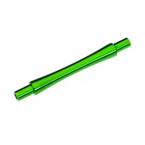 Traxxas 9463G Axle, wheelie bar, 6061-T6 aluminum (green-anodized) (1)/ 3x12 BCS (with threadlock) (2)