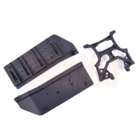 Axial AXI231049 Chassis Side Plates & Rear Brace:...