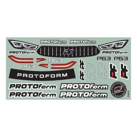 PROTOform 1/10 P63 Pro-Lite (0.5mm) Clear Body for 190mm TC