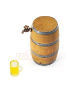 Xtra Speed Scale Wooden Beer Barrel with Jug Crawler Accessories 1:10