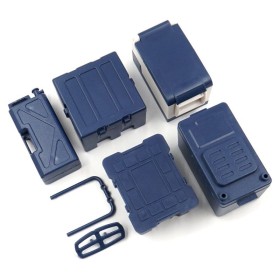 Xtra Speed Kühlbox, Kanister und Boxen Scale Crawler Zubehör 1:10 blau