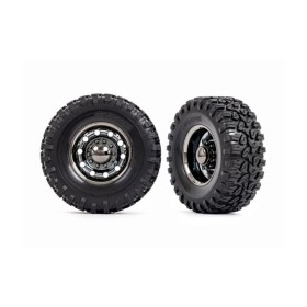 Traxxas 8854X Tires and wheels, assembled, glued (TRX-6...