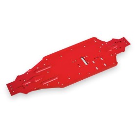 Traxxas 9522R Alu Chassis rot (1) Sledge