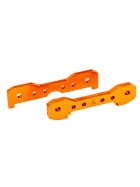 Traxxas 9527T Tie bars, front, 6061-T6 aluminum (orange-anodized)