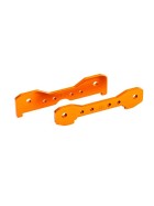 Traxxas 9528T Tie bars, rear, 6061-T6 aluminum (orange-anodized)