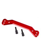 Traxxas 9546R Draglink, steering, 6061-T6 aluminum (red-anodized)/ 3x14mm SS (2)