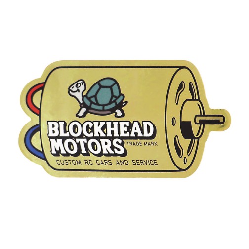 Blockhead Motors Aufkleber/Decals Motor (gold)