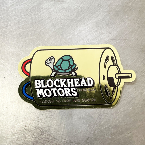 Blockhead Motors Aufkleber/Decals Motor (gold)