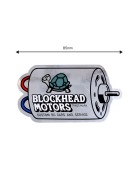 Blockhead Motors Aufkleber/Decals Motor (silber)