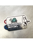 Blockhead Motors Aufkleber/Decals Motor (silber)