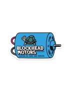 Blockhead Motors Aufkleber/Decals Motor (blau)