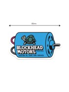 Blockhead Motors Aufkleber/Decals Motor (blau)