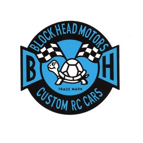 Blockhead Motors Aufkleber/Decals Emblem (blau)
