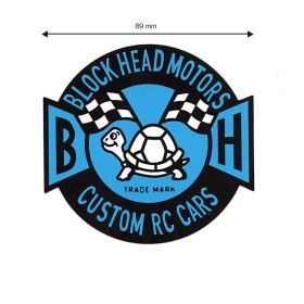 Blockhead Motors Aufkleber/Decals Emblem (blau)