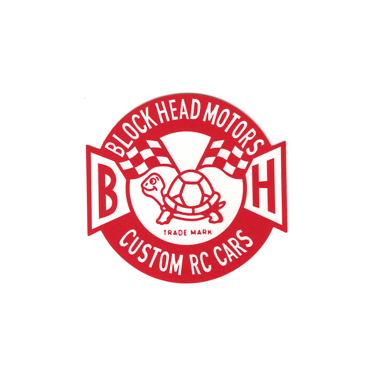 Blockhead Motors Aufkleber/Decals Emblem (rot)
