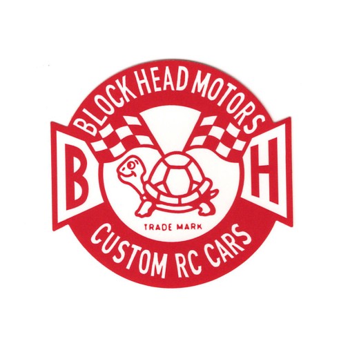 Blockhead Motors Aufkleber/Decals Emblem (rot)