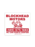 Blockhead Motors Aufkleber/Decals Big Label Sticker (red)