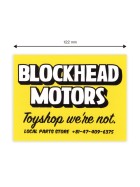 Blockhead Motors Aufkleber/Decals Shop Logo
