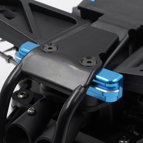 Xtra Speed aluminium rear wishbone holder blue (K4) for...