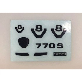 Tamiya 11421811 Metal Transfer Sticker Scania S770 56368