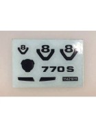 Tamiya 11421811 Metal Transfer Sticker Scania S770 56368