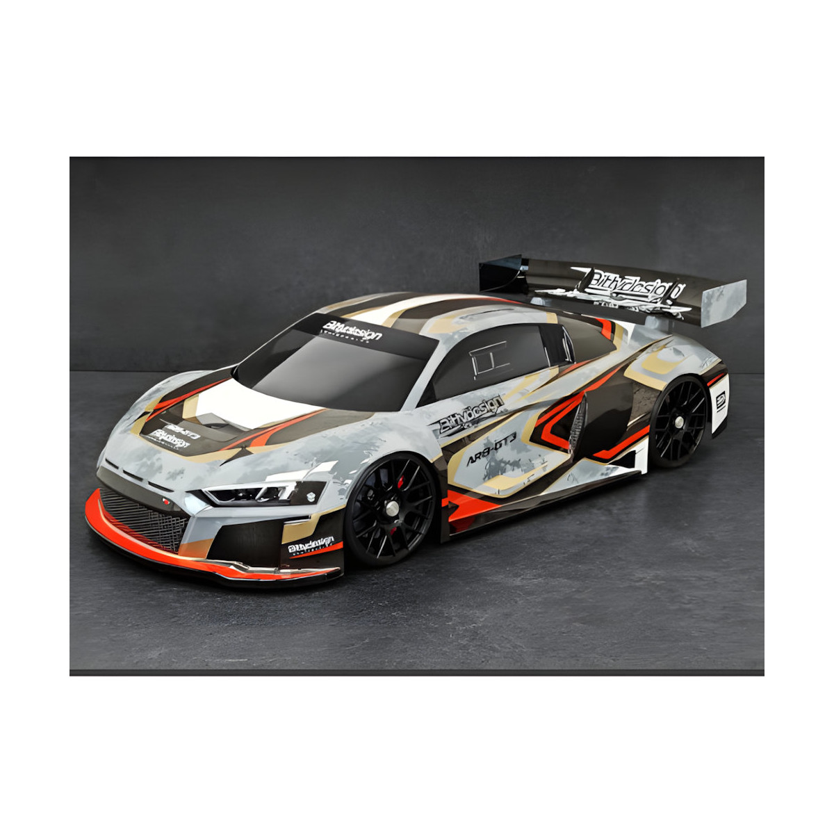 Bittydesign AR8-GT3 1/8 GT clear body 360mm, long...
