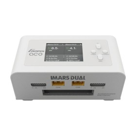 GensAce Imars Dual Channel AC200W/DC300Wx2 Smart Balance RC Charger - White
