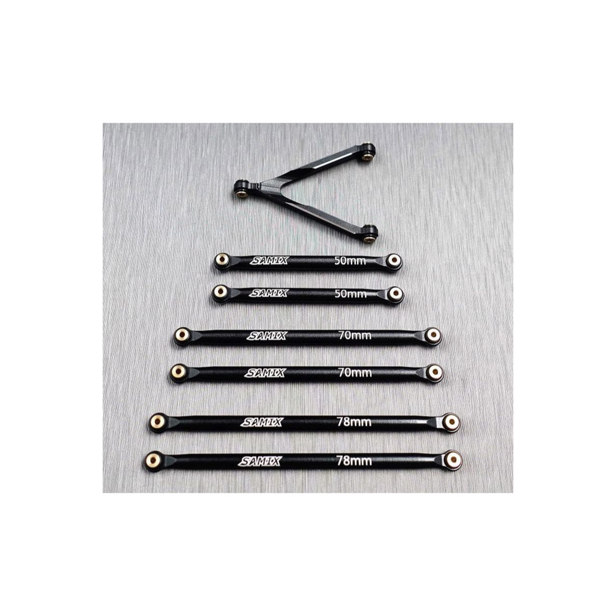 SAMIX Alu link kit set 153.7mm (7) for Axial SCX24