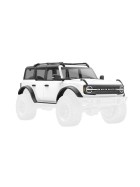 Traxxas 9711-WHT Body, Ford Bronco, complete (assembled) (white) (includes grille, side mirrors, door handles, fender flares, windshield wipers, spare tire mount, & clipless mounting) (requires #9735 front & rear bumpers)