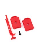 Traxxas 9721 Fuel canisters (left & right)/ jack (red) (fits #9712 body)