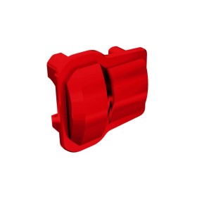 Traxxas 9738-RED Axle cover, front or rear (red) (2)