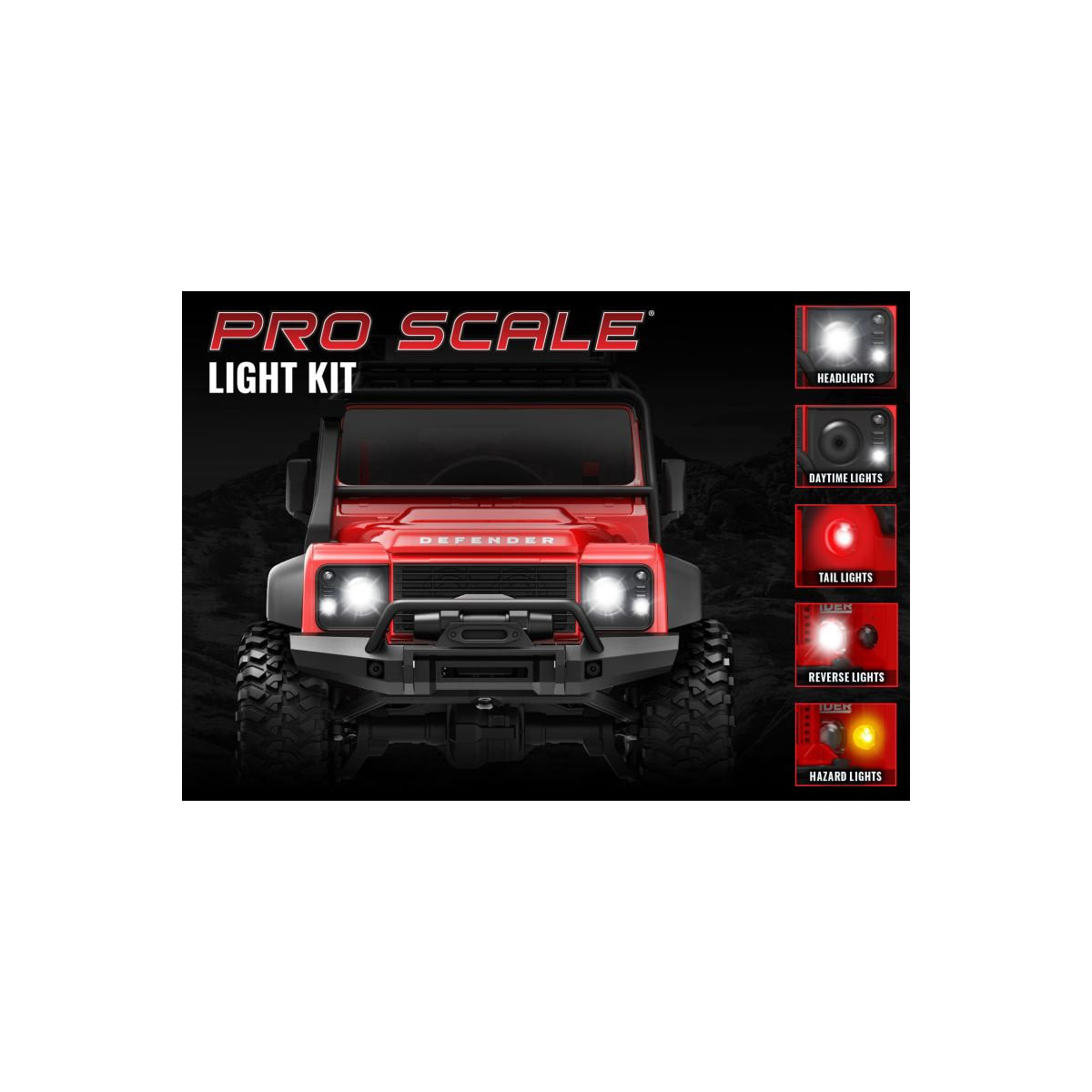 Traxxas 9784 TRX-4M Defender Pro Scale Light Set