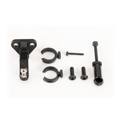 Traxxas 9796 Trailer hitch (assembled)/ trailer coupler/ 3mm spring pre-load spacers (2)/ 2.5x8mm BCS (2)/ 1.6x10mm BCS (self-tapping) (1)