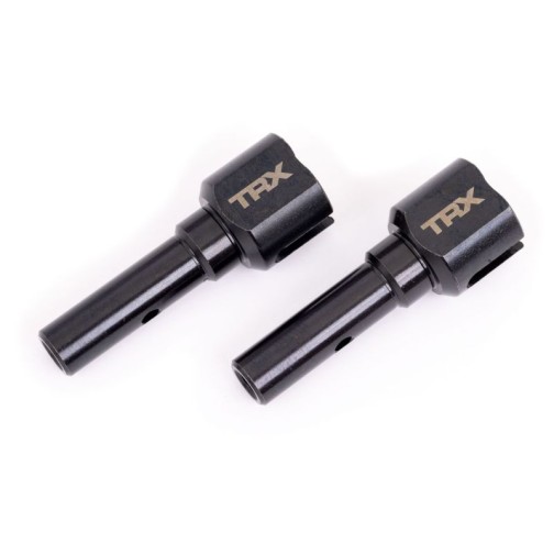Traxxas 9554X Stub axles, hardened steel (2) (for use only with #9557 driveshaft) (fits Sledge)