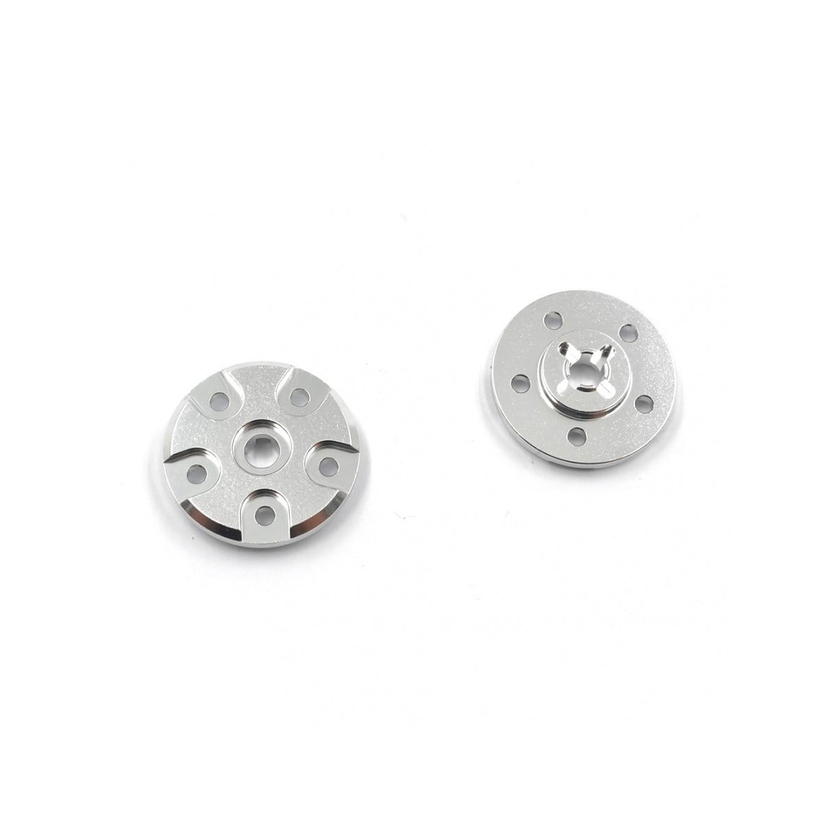 Xtra Speed Alu Radmitnehmer silber (2) für Tamiya...