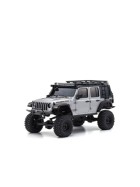 Mini-Z 4X4 MX-01 Jeep Wrangler Rubicon Silver Metallic (KT531P)