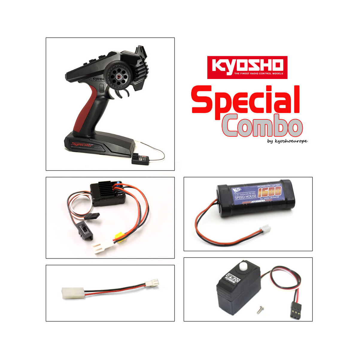 Kyosho Starter-Set für Hanging On Racer Moto Series